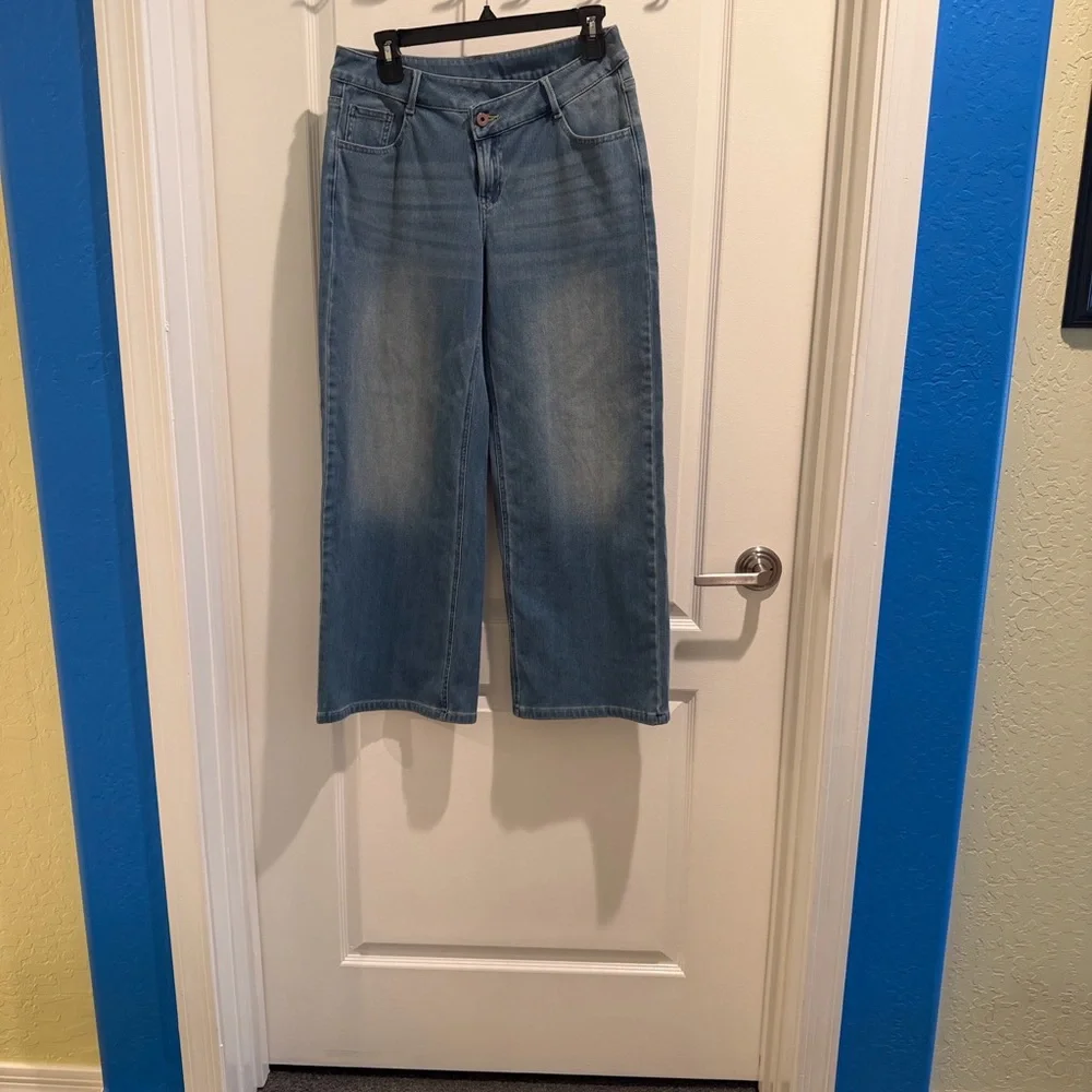 Halara Flex™ Asymmetric by Low Rise - Color: Blue Surf Size: Petite Small - Picture 1 of 4